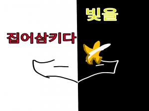 빛을 집어 삼키다